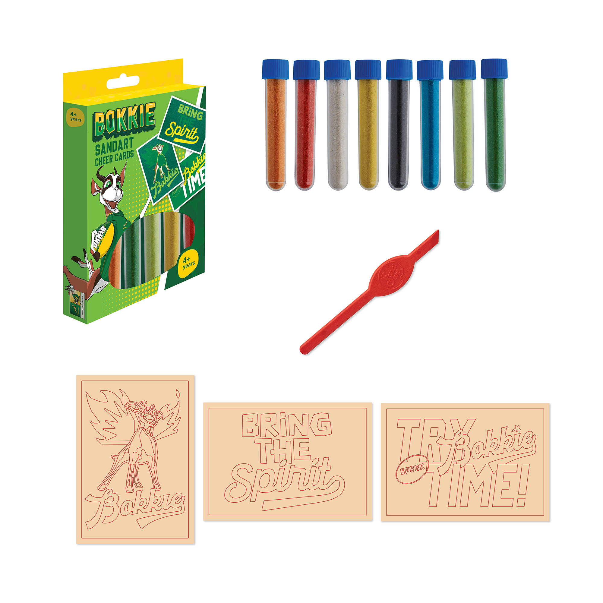 Bokkie Cheer Cards Pack Designs