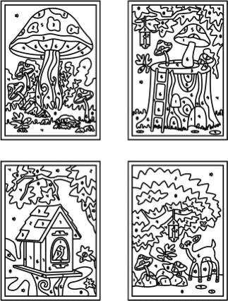 Enchanted Forest Card Designs