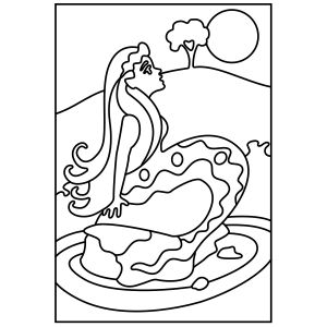 PC-198 PC-198 — Sand art postcard design PC-198