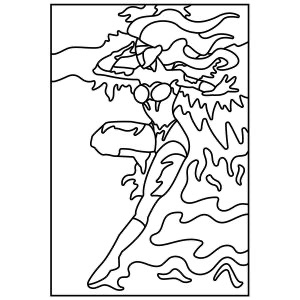 PC-264 PC-264 — Sand art postcard design PC-264