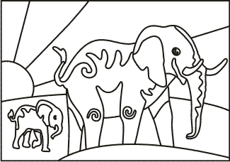PC-131 PC-131 — Sand art postcard design PC-131
